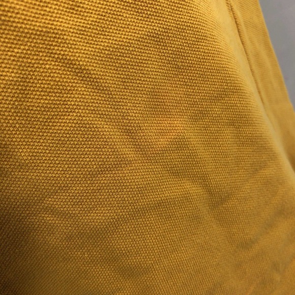 Vintage Polo Ralph Lauren Yellow USA Made XL *Fits Smaller Discolored 80s 90s - Picture 2 of 12